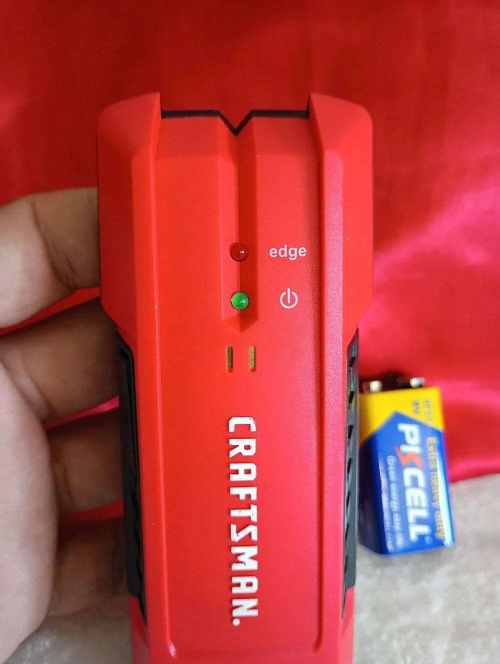 Craftsman Red Battery Tester with 9V Battery